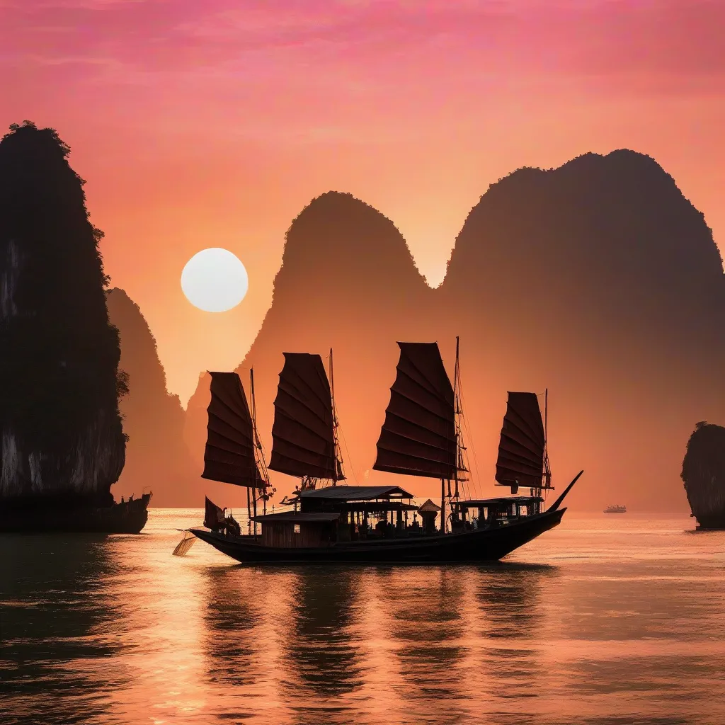 Ha Long Bay Sunset