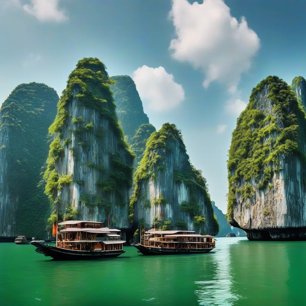 Scenic View of Ha Long Bay