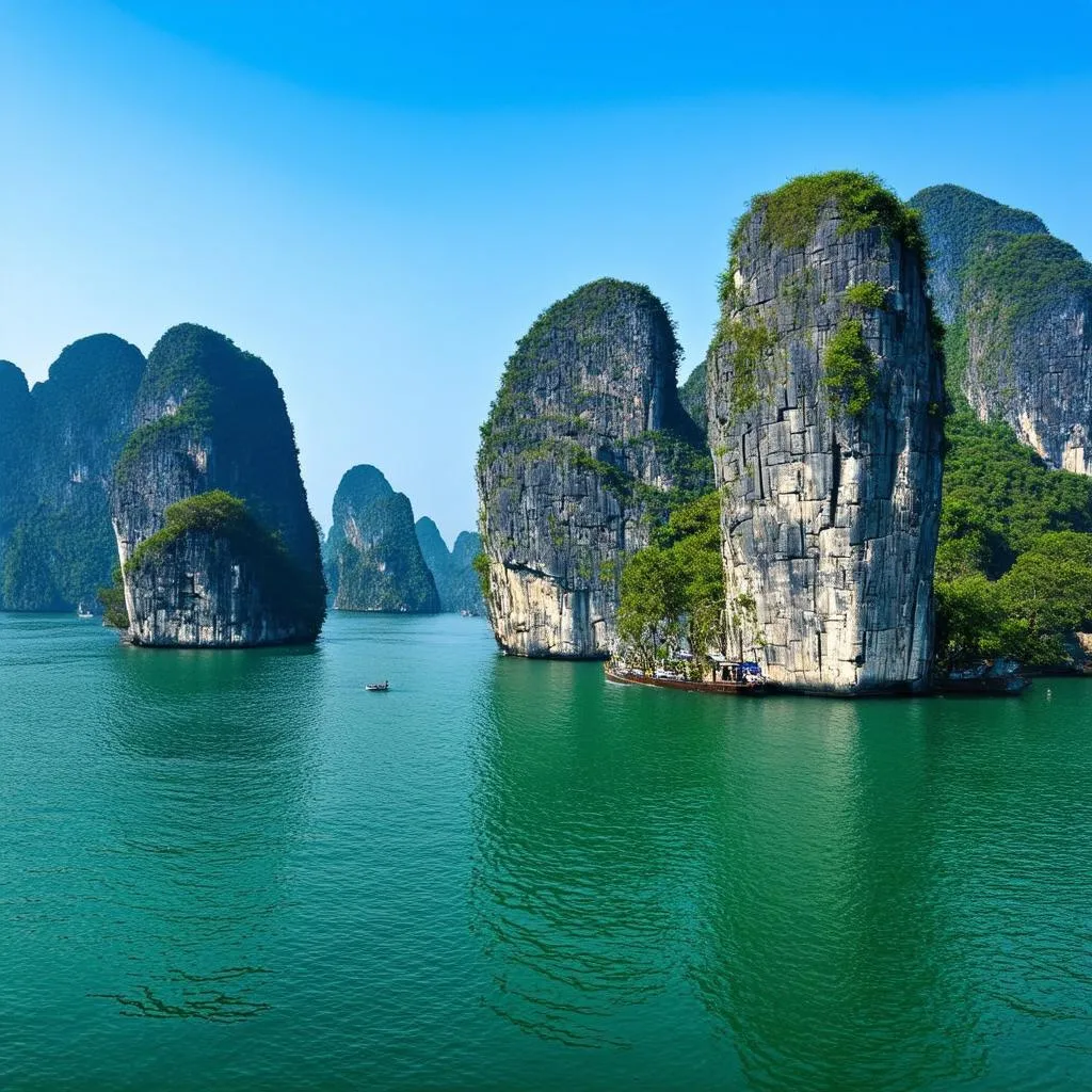 Scenic View of Ha Long Bay