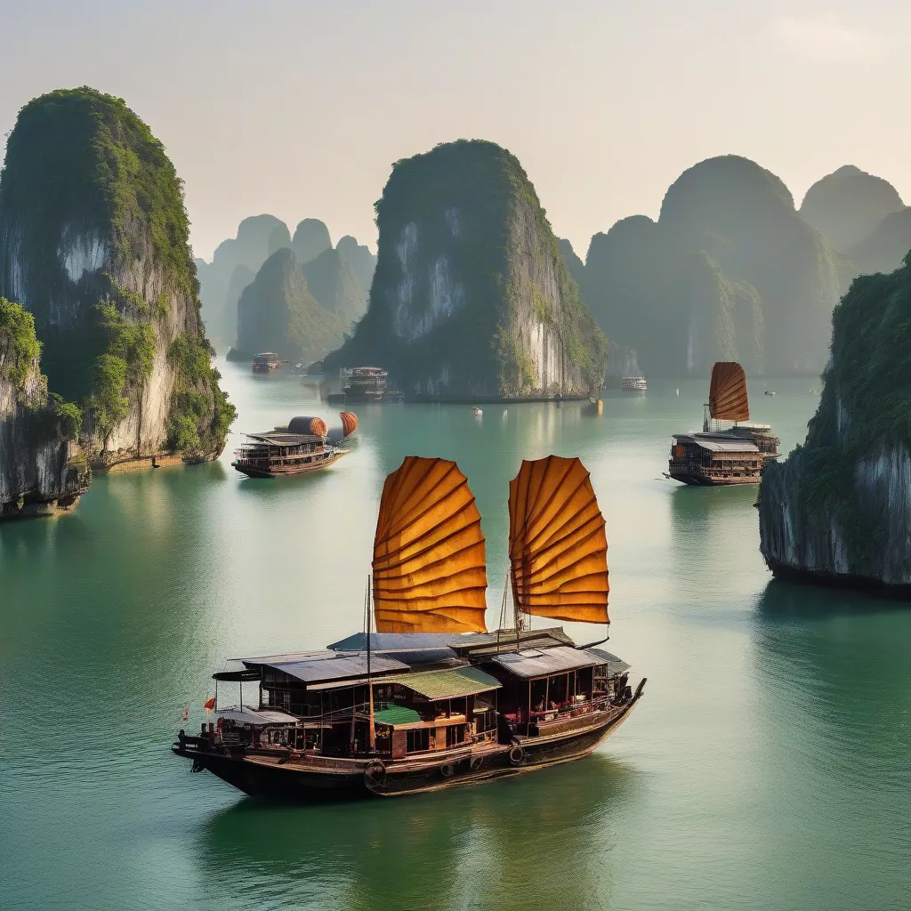 Picturesque Halong Bay