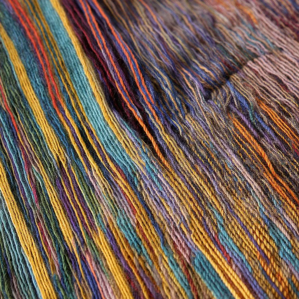 Handwoven textile with a distinctive texture