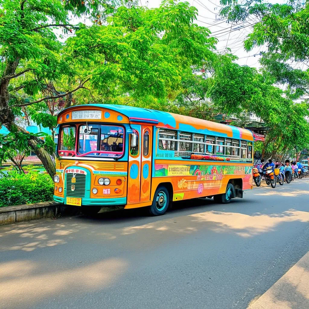 Hanoi Bus to West Lake