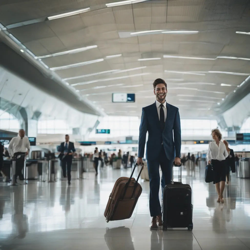 Business Traveler at Airport