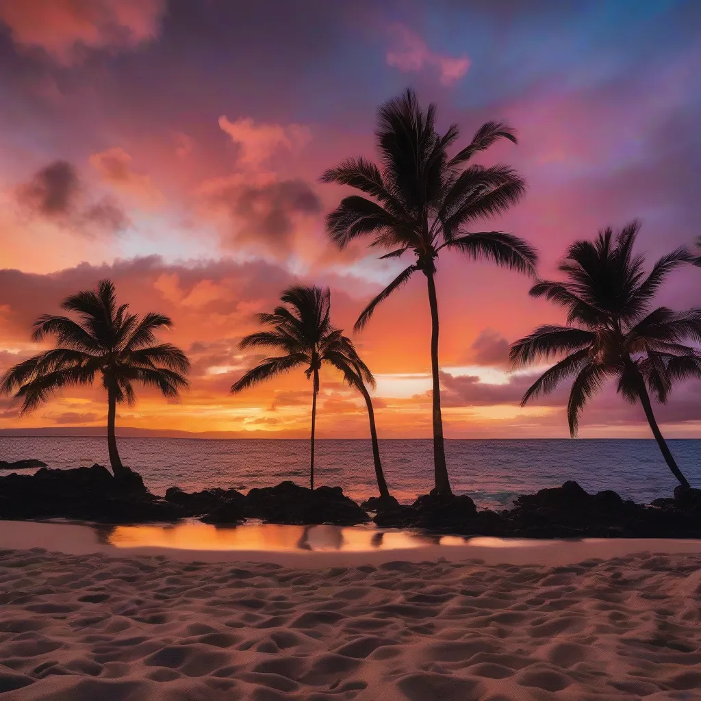 Hawaii Beach Sunset