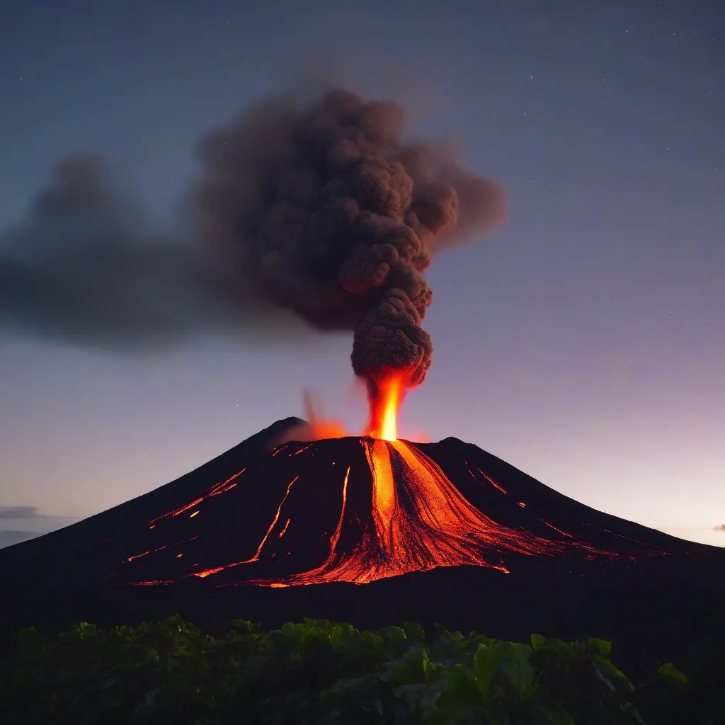 Active Volcano in Hawaii