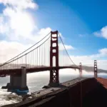 Golden Gate Bridge amidst the Clouds