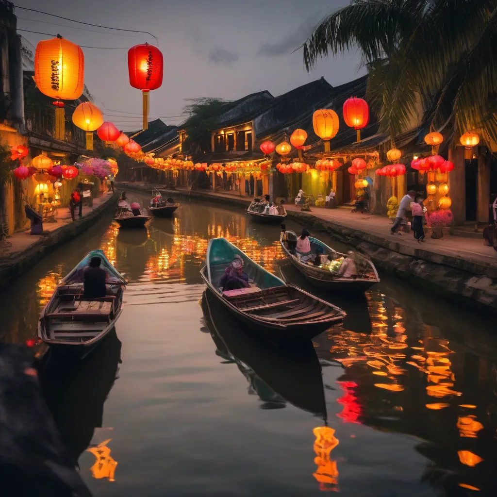 Hoi An Lanterns at Night