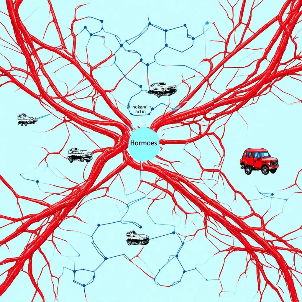 Hormone Travel Analogy