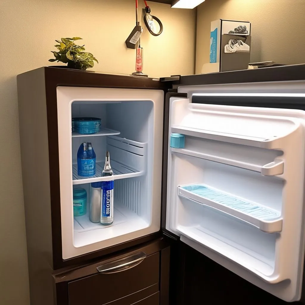 Hotel mini fridge