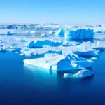 Icebergs in Disko Bay, Greenland