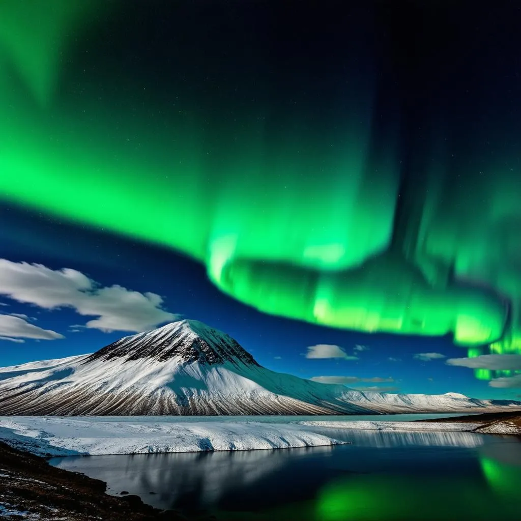 Iceland's Northern Lights Dance Across the Sky