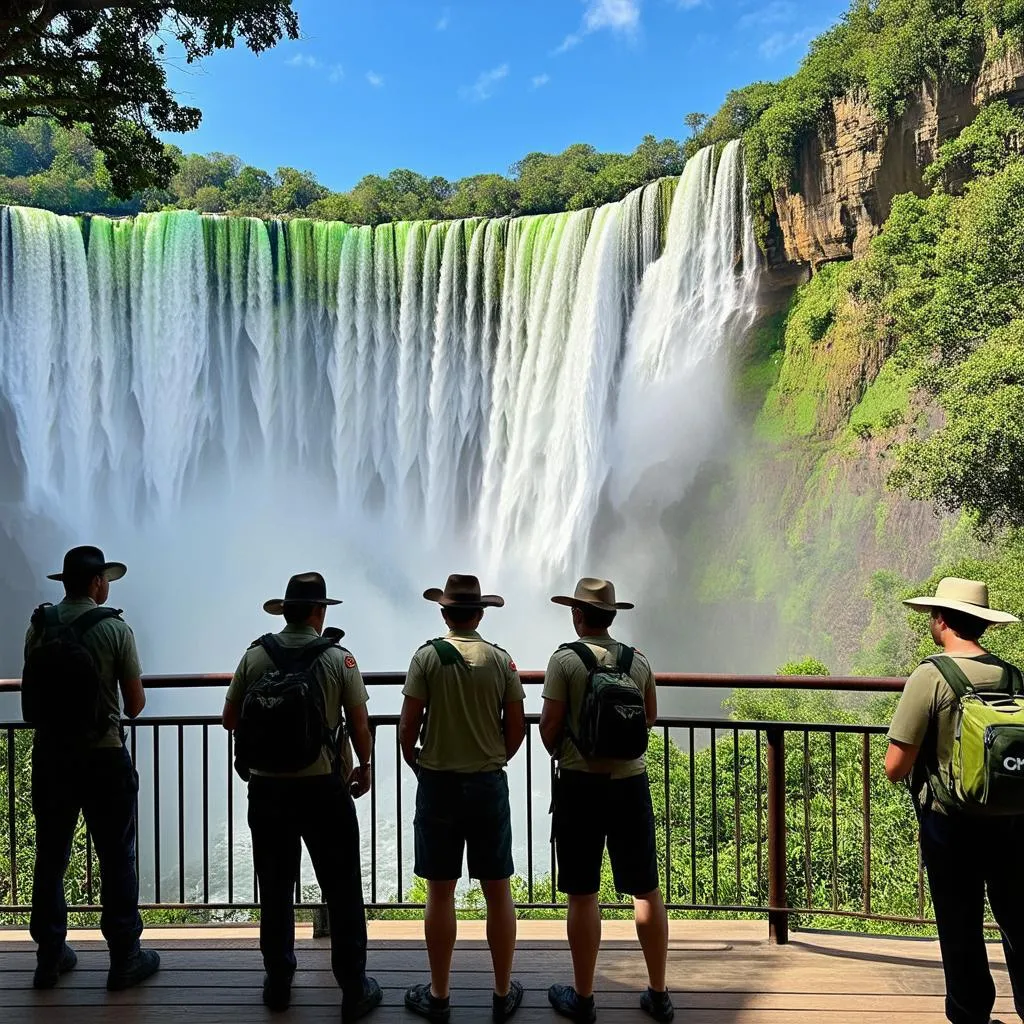 Safety at Iguazu Falls