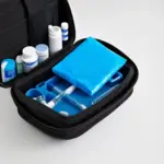 Insulin travel case with gel pack