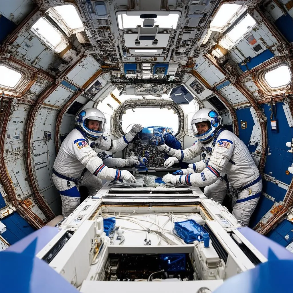 Interior of the International Space Station