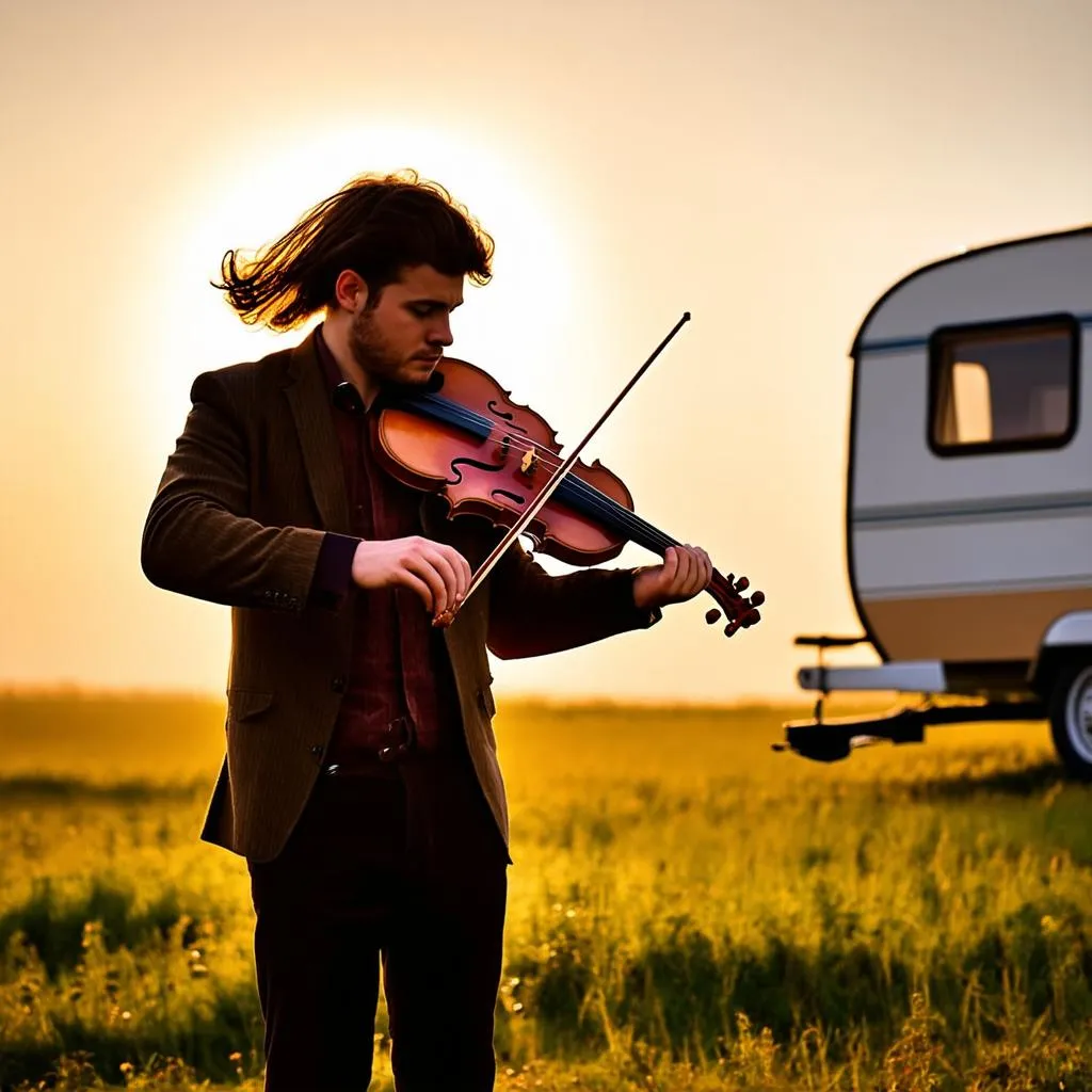 Irish Traveller Musician