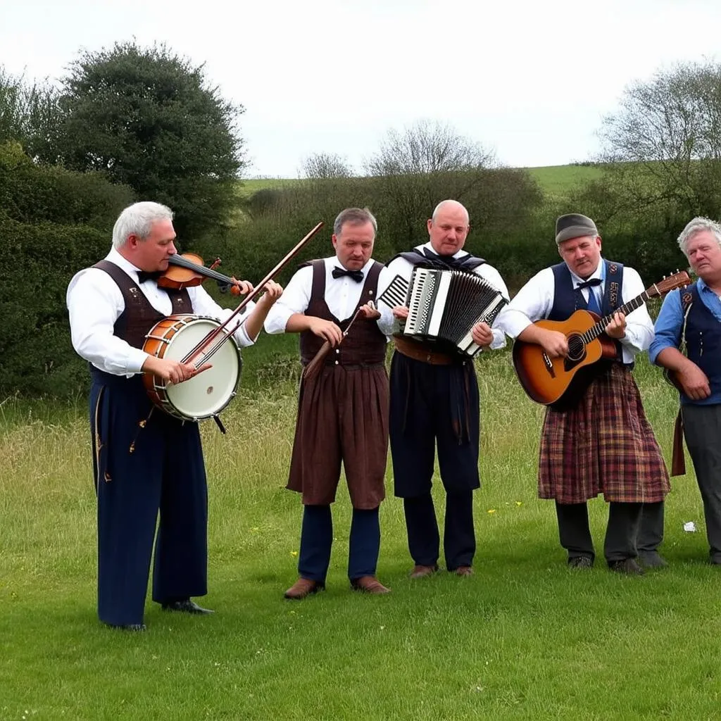 Irish Traveller Music Session