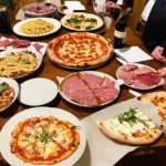 Italian Food Spread