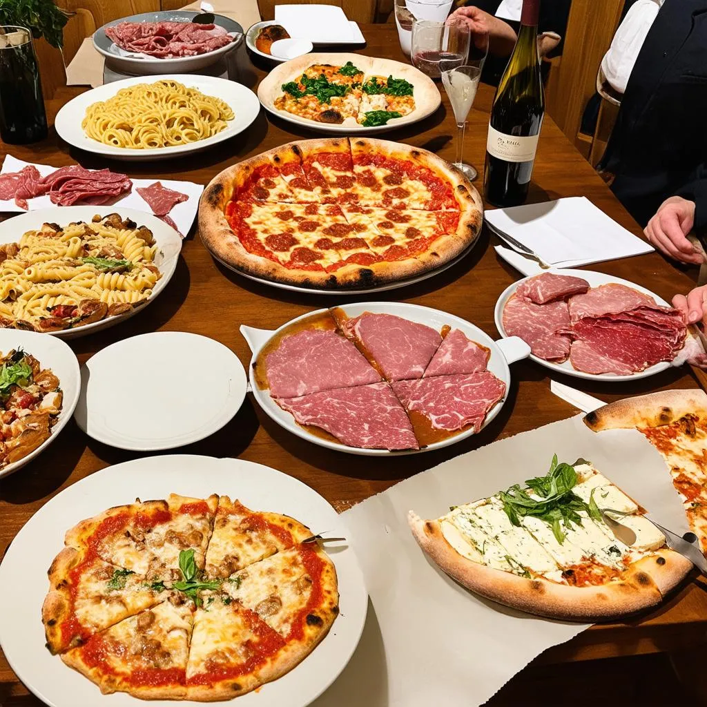 Italian Food Spread