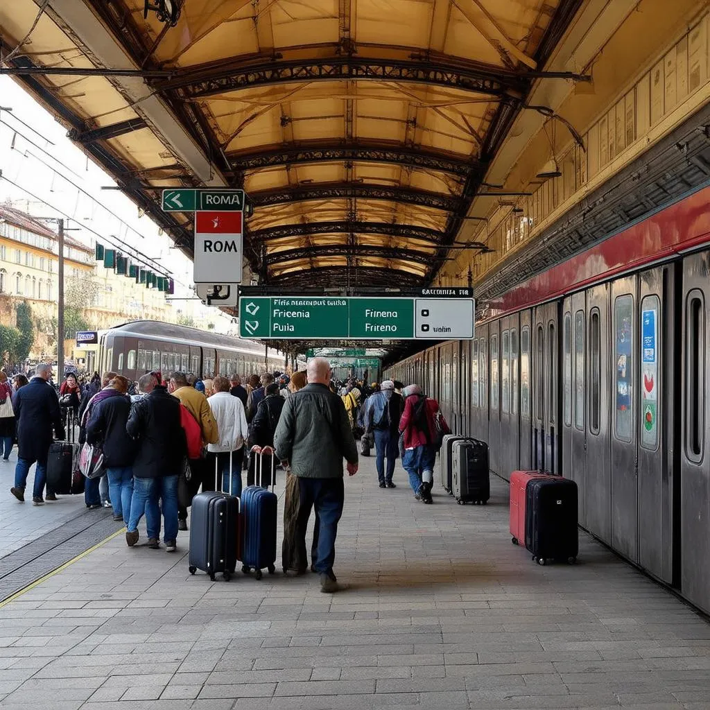 Italian Train Station