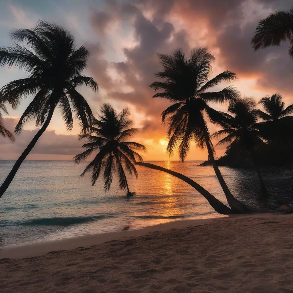 Jamaican Beach Sunset