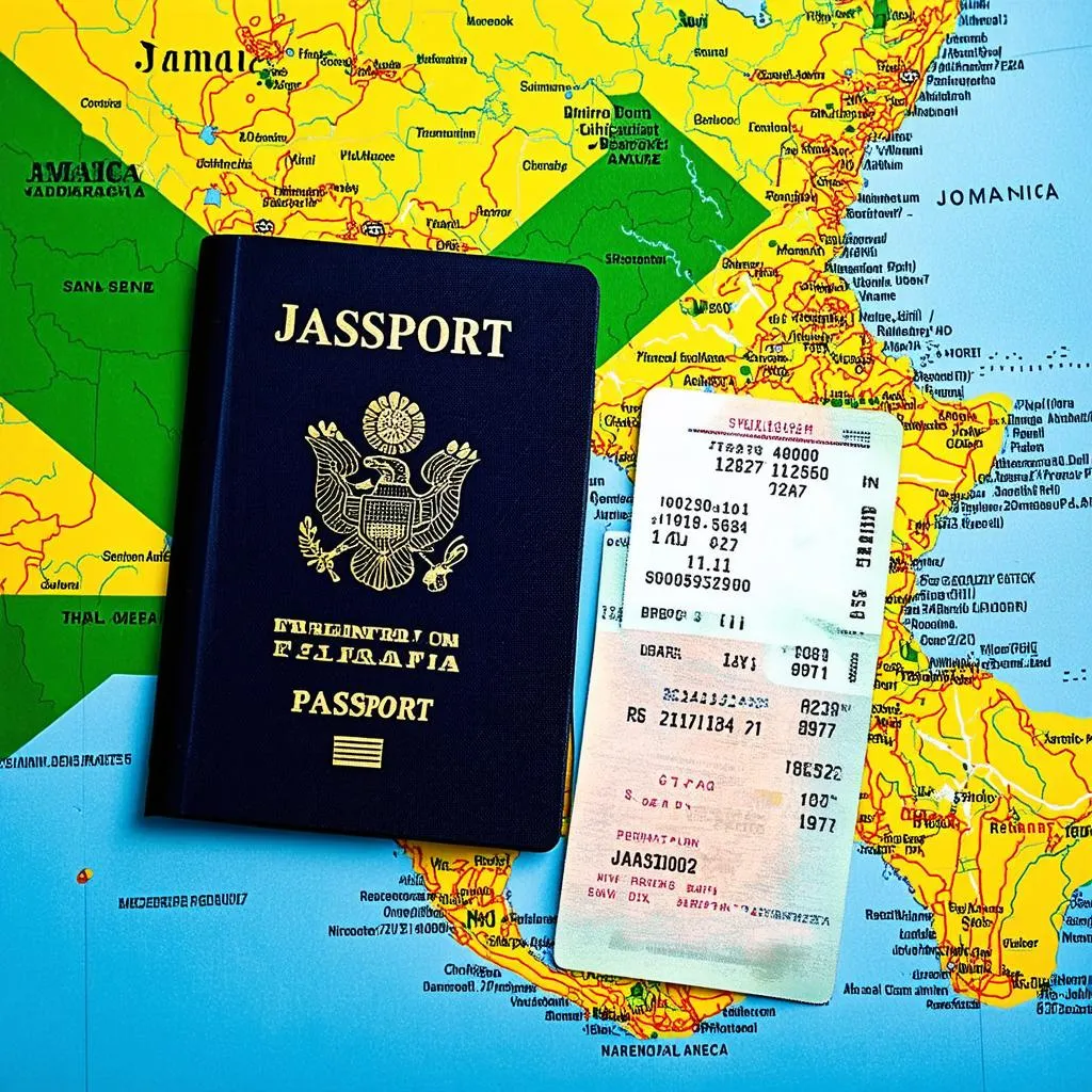 Passport and Plane Ticket