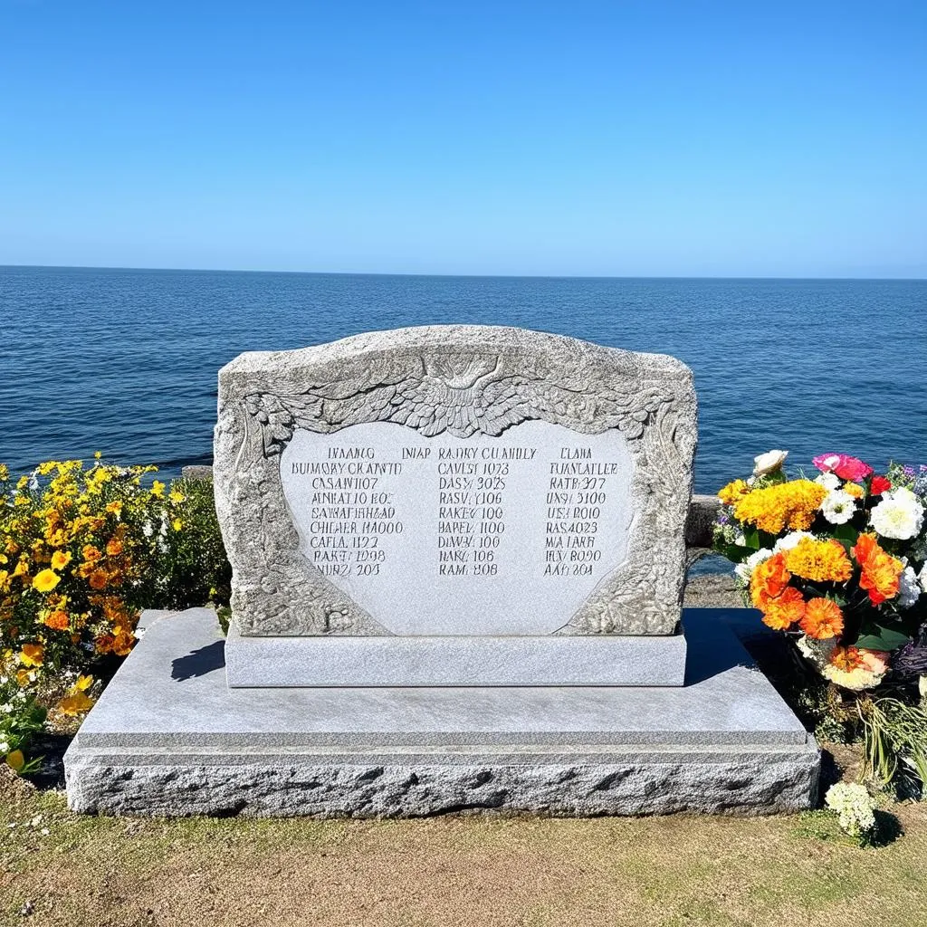 A memorial for the victims of the 2011 Japan Tsunami