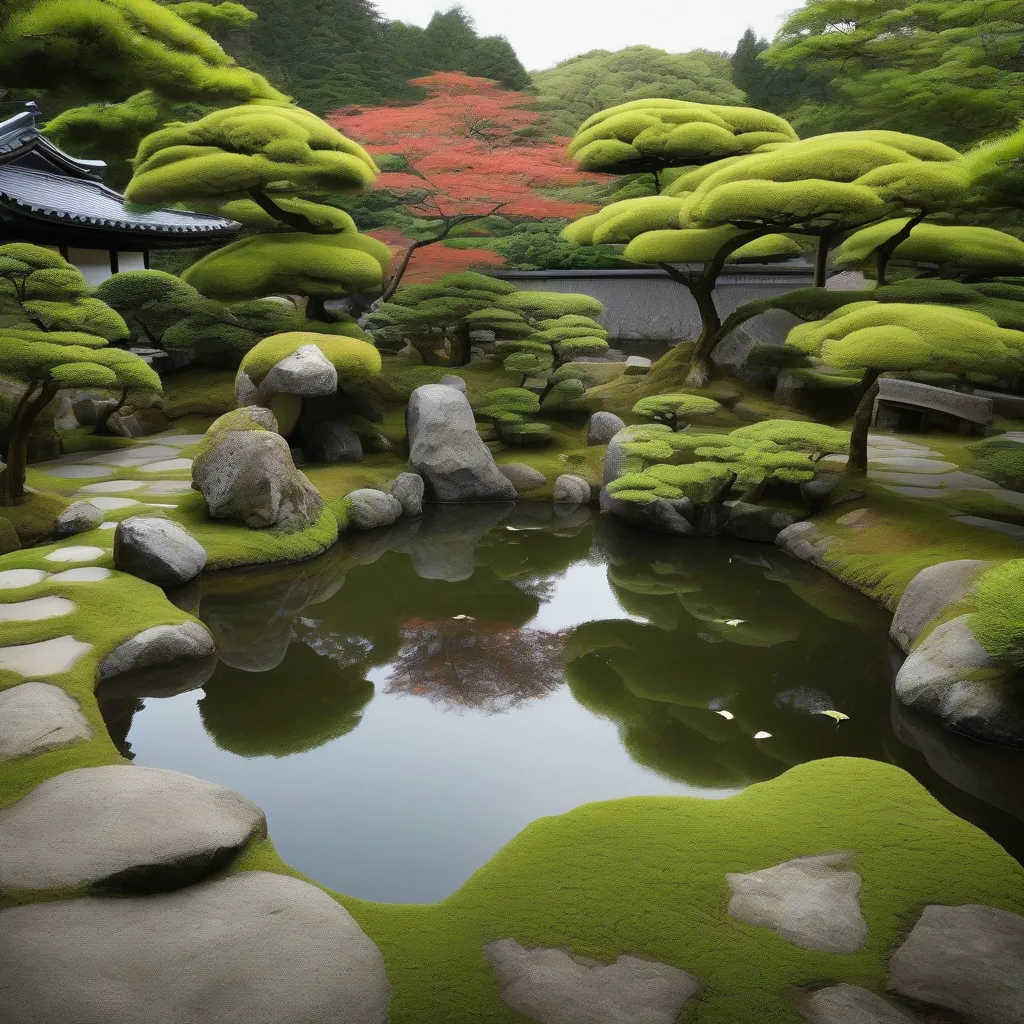 Zen Garden in Japan