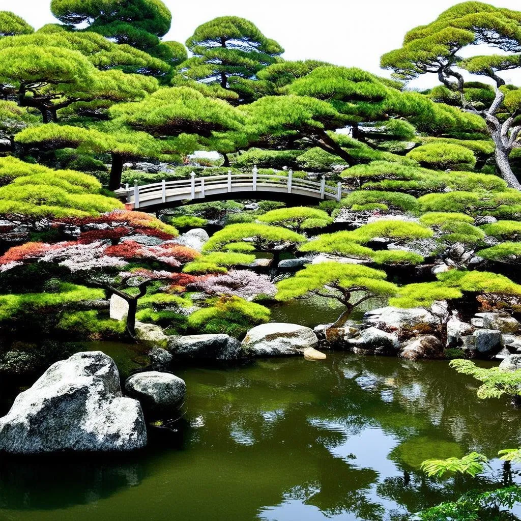 Peaceful Japanese Garden