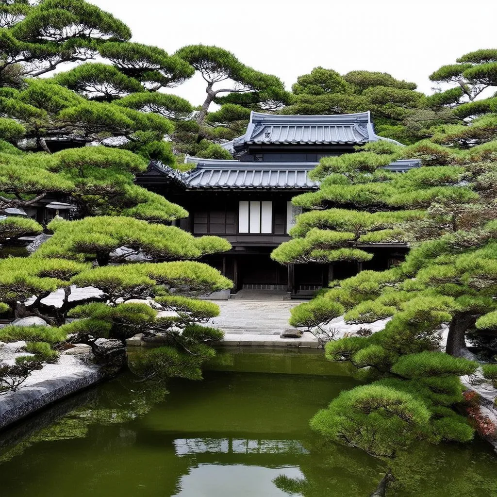 Time Traveling in a Japanese Garden