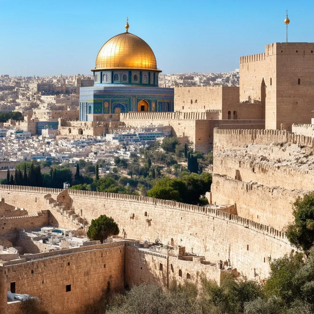 Panoramic View of the Old City of Jerusalem