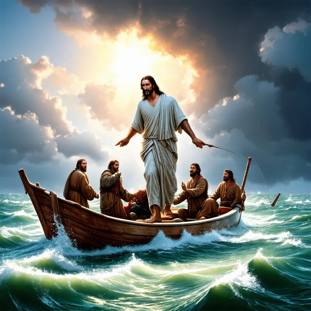 Jesus Walking on the Sea of Galilee