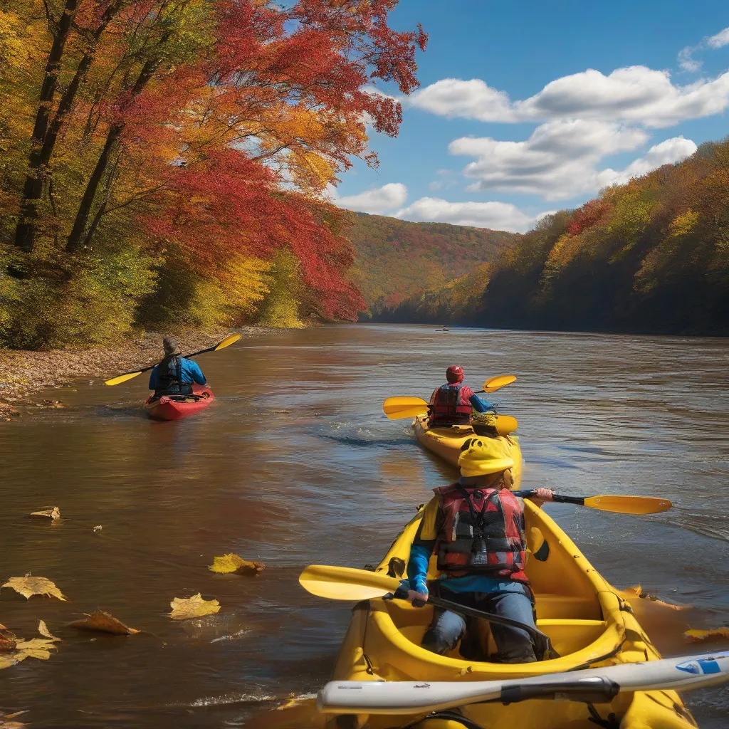 Kayaking on the Allegheny River