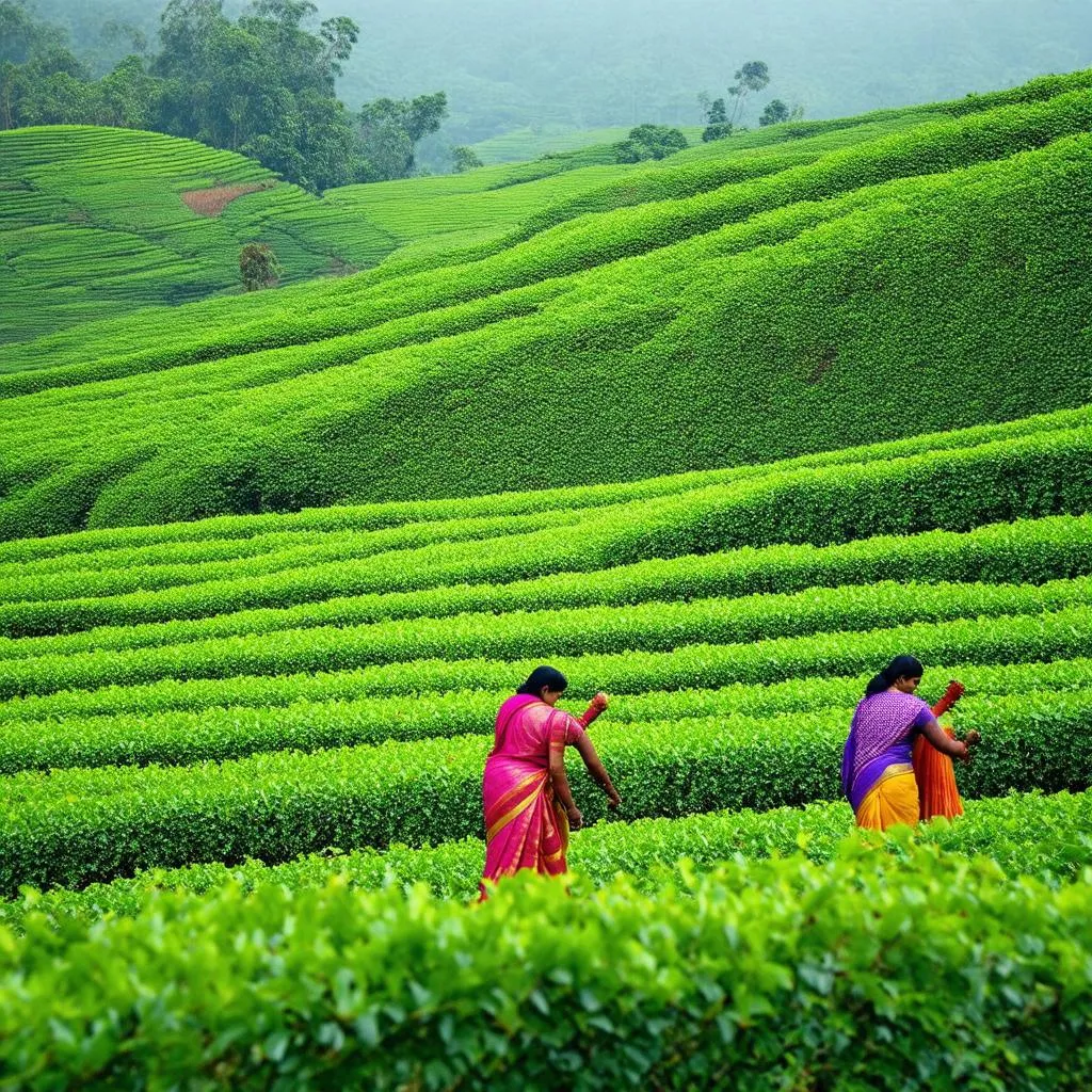 Tea Plantations in Munnar, Kerala