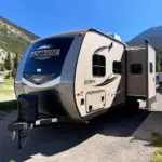 Keystone travel trailer exterior