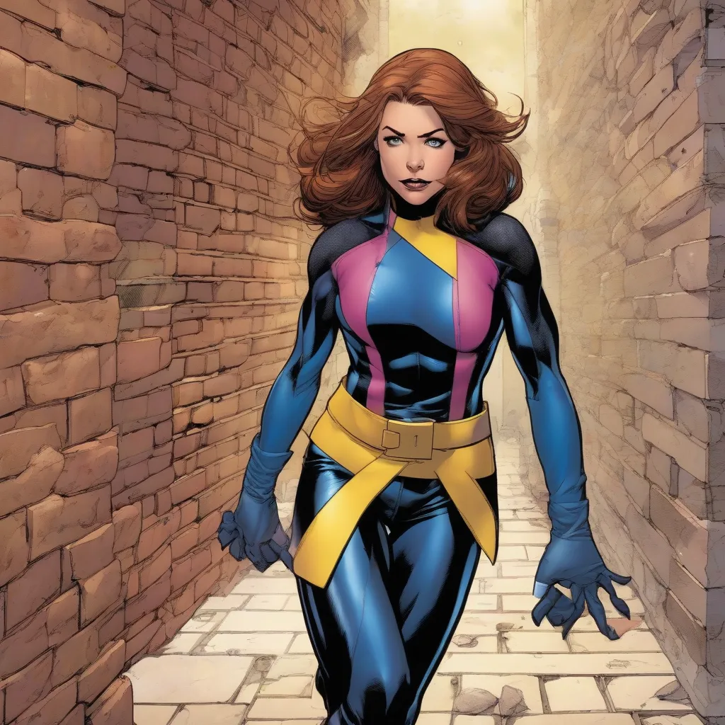 Kitty Pryde Phasing Through a Wall