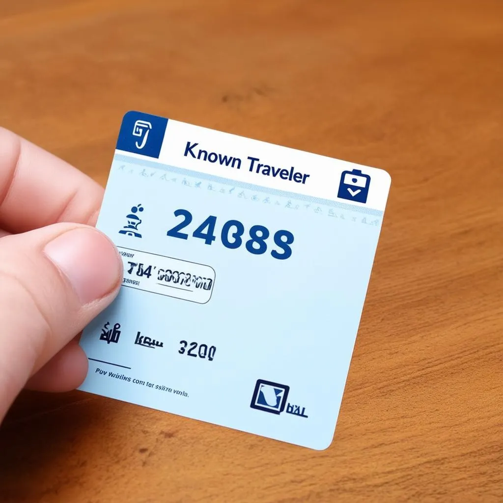 Known Traveler Number Card