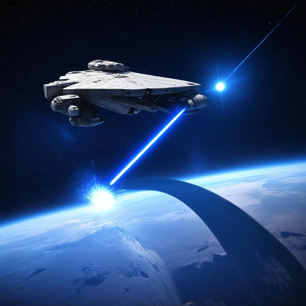 Laser Propelled Spacecraft