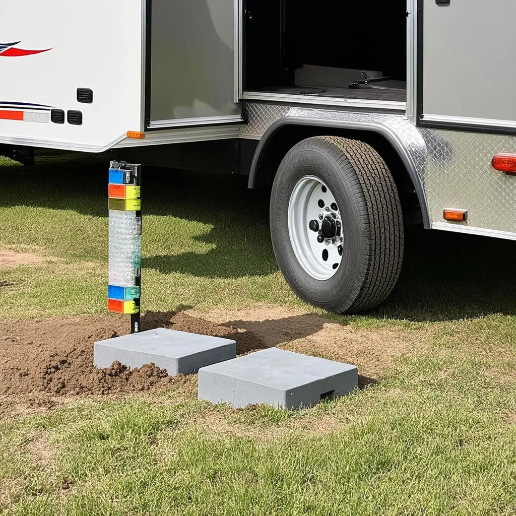 Leveling a Travel Trailer