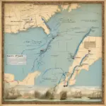 Map of the Lewis and Clark Expedition