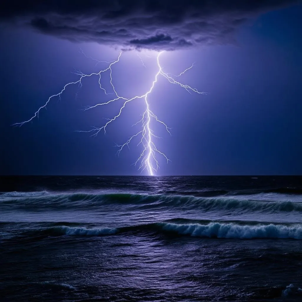 How Far Does Lightning Travel in Water?