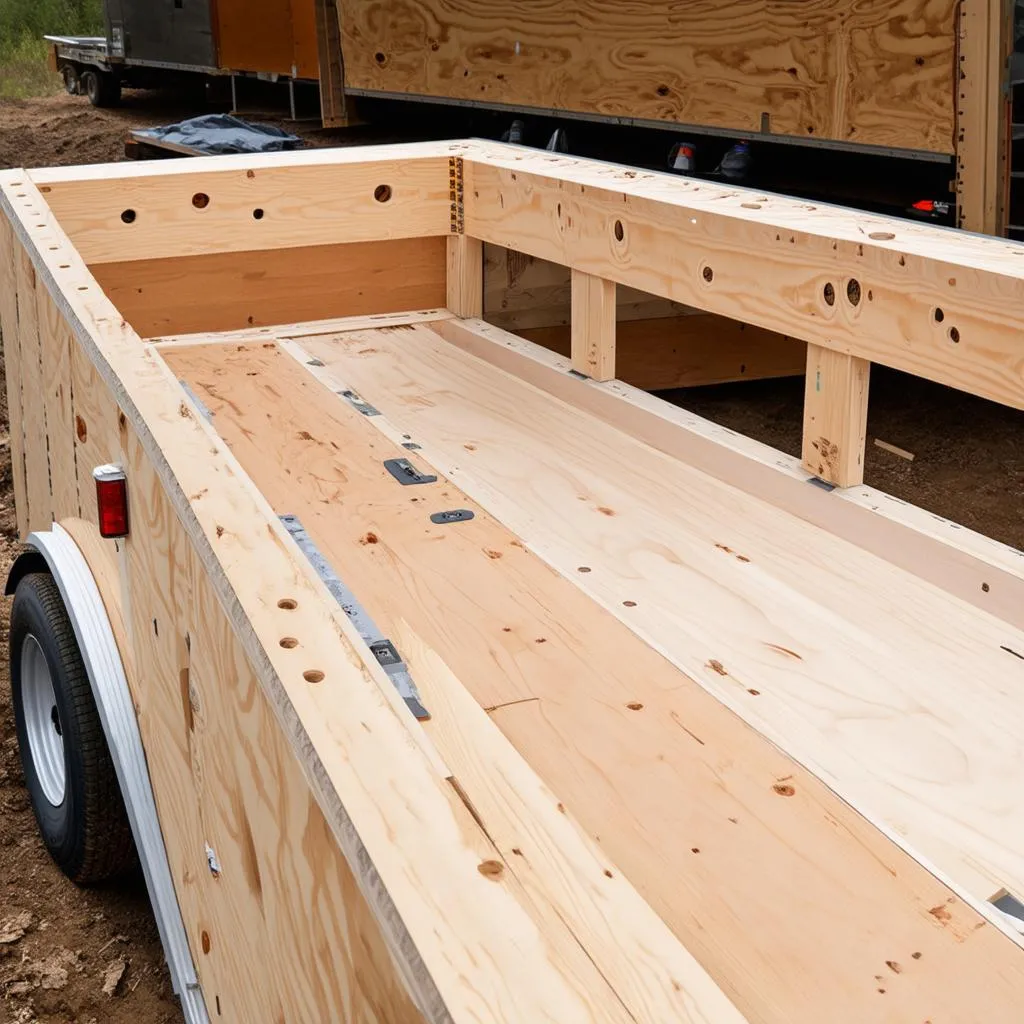 Lightweight Travel Trailer Frame Construction