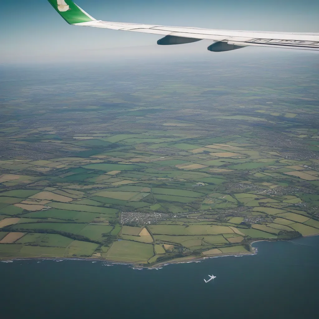 London to Ireland Flight