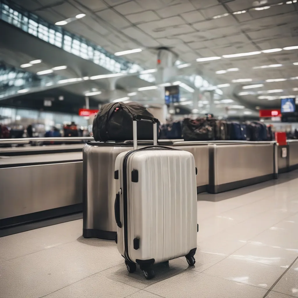 Suitcase on Luggage Carousel