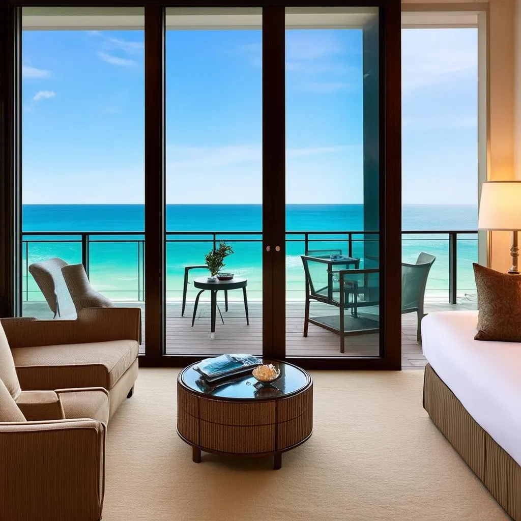 Luxury Hotel Suite with Ocean View