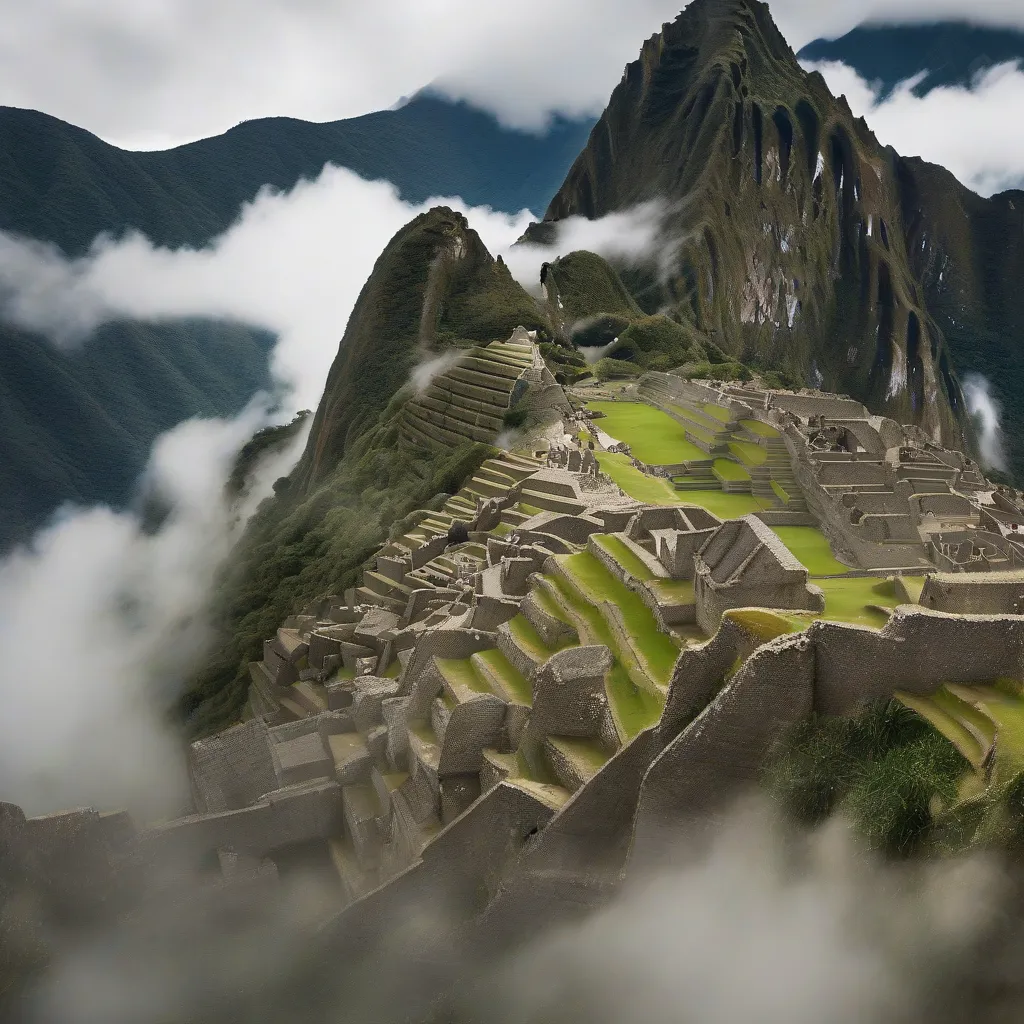 Machu Picchu in the Clouds