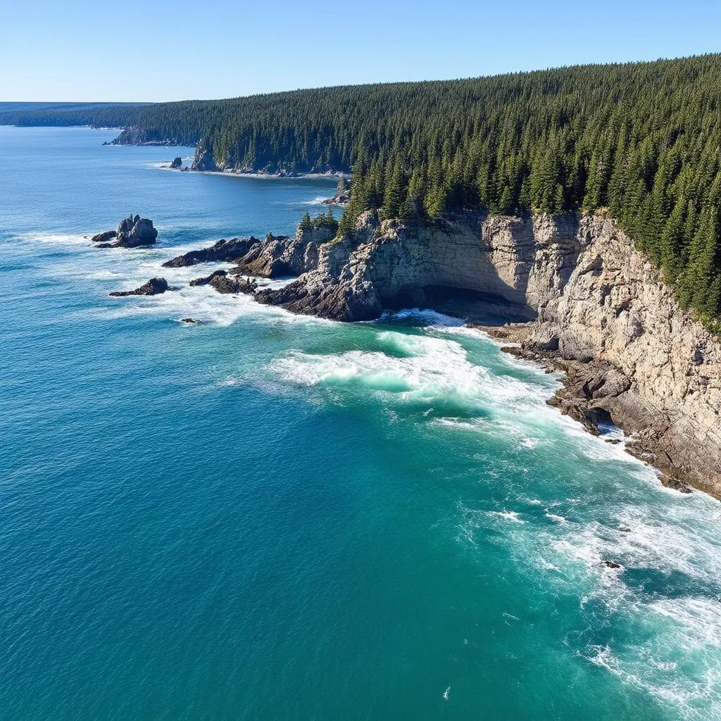 Scenic Maine Coastline