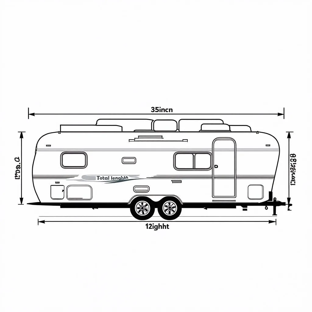 Travel Trailer Measurement Diagram