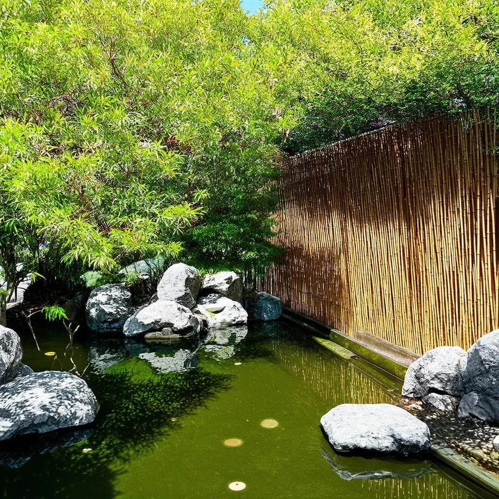 Tranquil Japanese Rock Garden