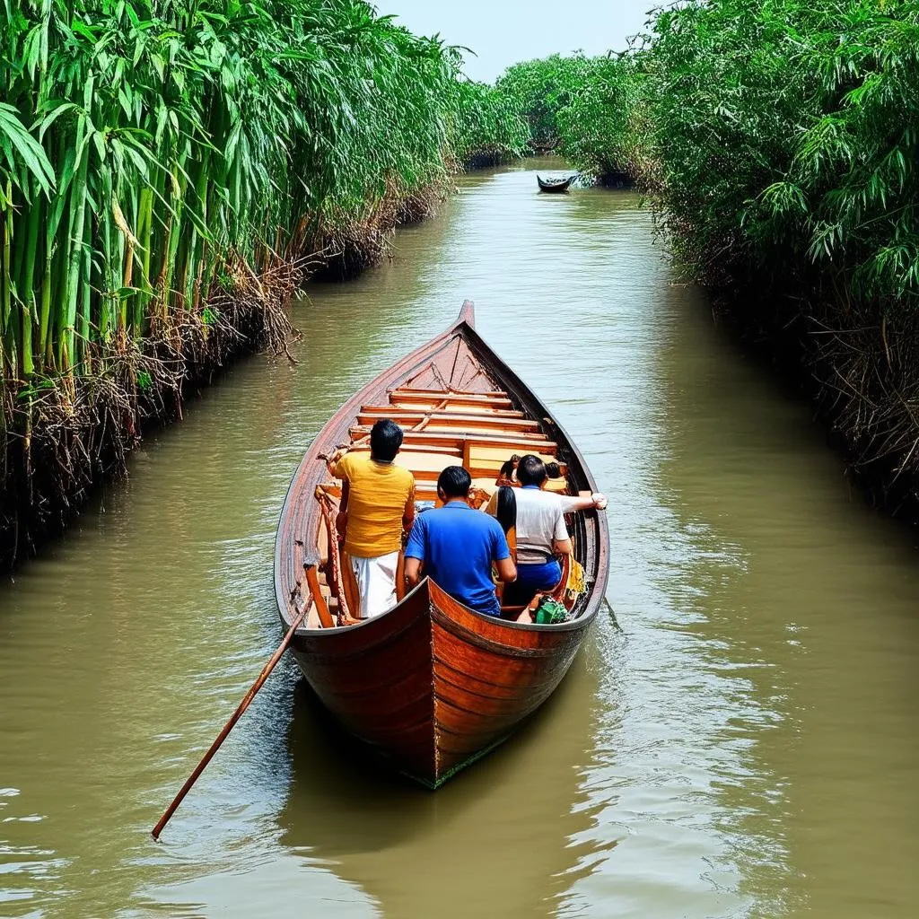 Exploring the Mekong Delta by Boat