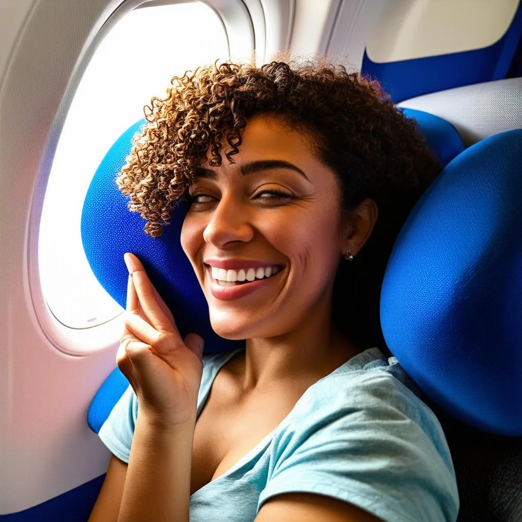 Memory Foam Travel Pillow